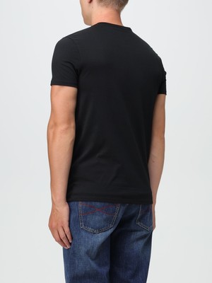 Lacoste Bisiklet Yaka Standart fit Basic Siyah T-Shirt