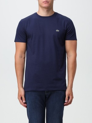 Lacoste Bisiklet Yaka Standart fit Basic Lacivert T-Shirt