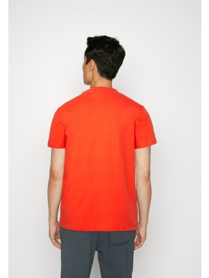 Lacoste Erkek Standart Fit Basic Turuncu T-Shirt