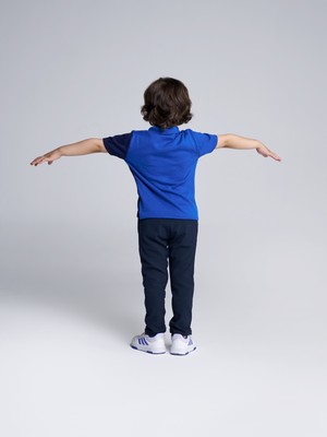 EMR Kids Triko %100 Pamuk Polo Yaka Fermuarlı T-Shirt