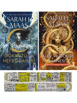 Gökyüzü ve Nefes Hanesi - Alev ve Gölge Hanesi - Sarah J. Maas 2'li Set