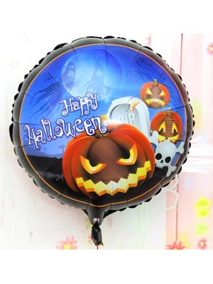 Go İthalat Happy Halloween Balkabağı Folyo Balon 18 inç