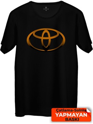 Çakılap Toyota Logo Baskılı Tişört Unisex, (Rgl-Otmbl-Tyt)