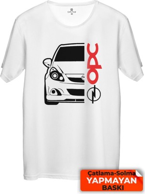 Çakılap Opel Corsa D Baskılı Tişört Unisex, (Rgl-Otmbl-Opl)