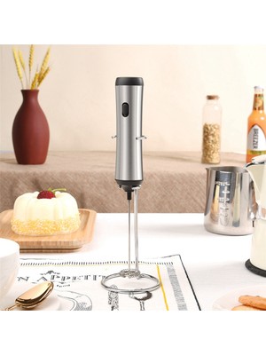 Humble Portable Rechargeable Electric Milk Frother Foam Maker Handheld Foamer High Speeds Drink Mixer Coffee Frothing Wand B (Yurt Dışından)