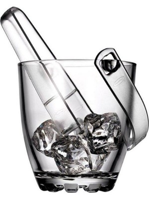 Paşabahçe 53628 Sylvana Cam Buz Kovası Maşalı