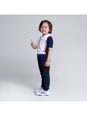 EMR Kids Triko  Pamuk Polo Yaka Fermuarlı T-Shirt