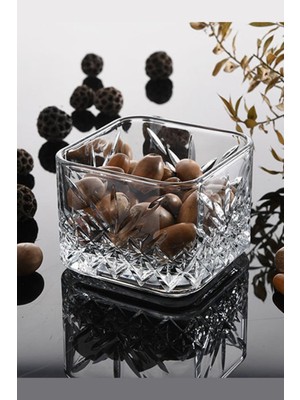 Paşabahçe Timeless Kare Cam 12'li Kase Seti 530240