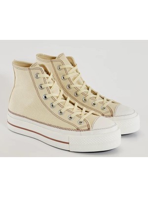 Converse Chuck Taylor All Star Platform Sarı Günlük Spor Ayakkabı