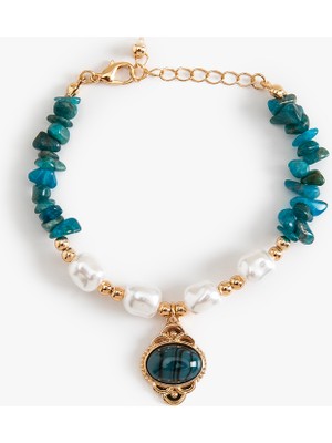 Koton Taşlı Bileklik Boncuk Detaylı