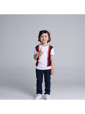 EMR Kids %100 Pamuk Bisiklet Yaka T-Shirt