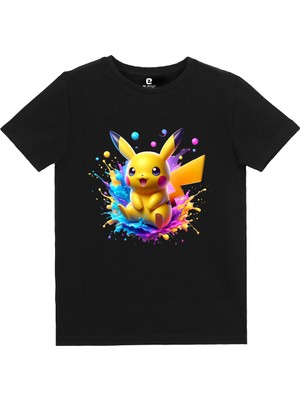 EZ Design Pikachu Baskılı T-Shirt