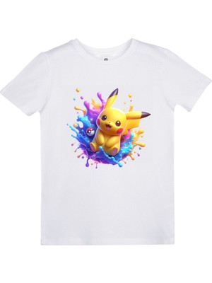 Pikachu Baskılı T-Shirt