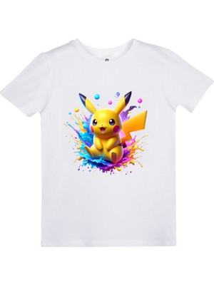 Pikachu Baskılı T-Shirt