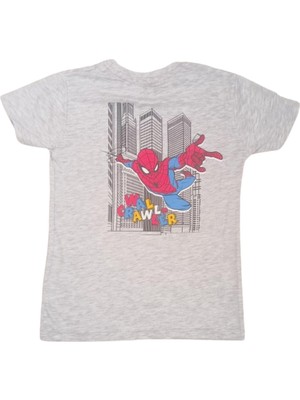 Gigi Giyim Spiderman Baskılı Erkek Çocuk T-Shirt