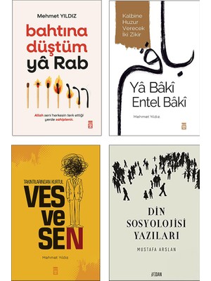 Bahtına Düştüm Ya Rab - Ya Baki Entel Baki - Vesvesen - Din Sosyolojisi Yazıları 4'lü Set