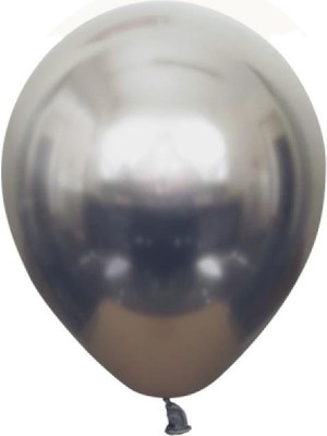 Kalisan Uzay Gri Krom Balon 12 Inc 50'li