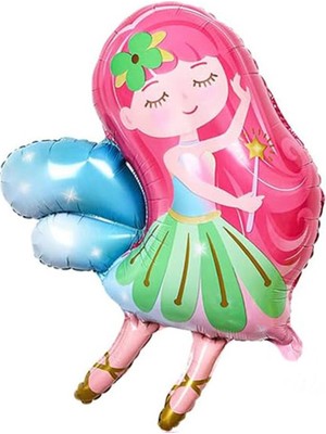 Parti Adresi Peri Kızı Folyo Balon Parti balonu 114 cm