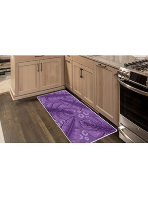 Colorix Carpet Kaymaz Taban Tezgah Önü Mutfak Paspası 75X150 cm No: 764