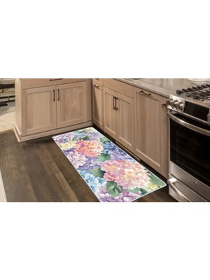 Colorix Carpet Kaymaz Taban Tezgah Önü Mutfak Paspası 75X150 cm No: 742