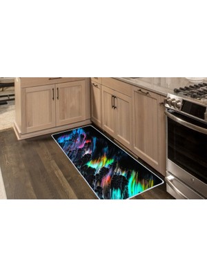 Colorix Carpet Kaymaz Taban Tezgah Önü Mutfak Paspası 75X150 cm No: 765