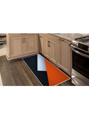 Colorix Carpet Kaymaz Taban Tezgah Önü Mutfak Paspası 75X150 cm No: 1152