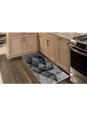 Colorix Carpet Kaymaz Taban Tezgah Önü Mutfak Paspası 75X150 cm No: 1367