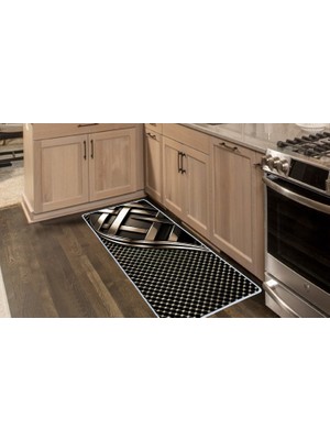 Colorix Carpet Kaymaz Taban Tezgah Önü Mutfak Paspası 75X150 cm No: 1365