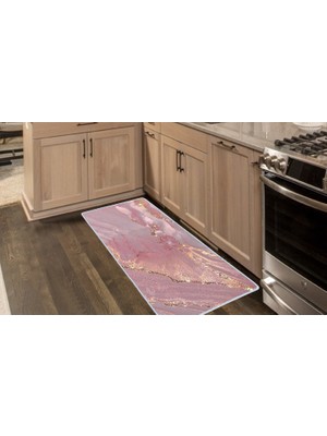 Colorix Carpet Kaymaz Taban Tezgah Önü Mutfak Paspası 75X150 cm No: 816