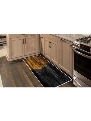 Colorix Carpet Kaymaz Taban Tezgah Önü Mutfak Paspası 75X150 cm No: 823