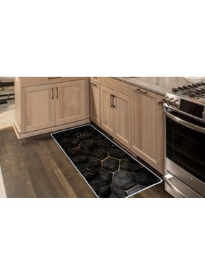 Colorix Carpet Kaymaz Taban Tezgah Önü Mutfak Paspası 75X150 cm No: 780