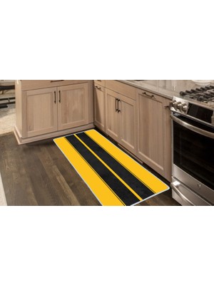 Colorix Carpet Kaymaz Taban Tezgah Önü Mutfak Paspası 75X150 cm No: 901