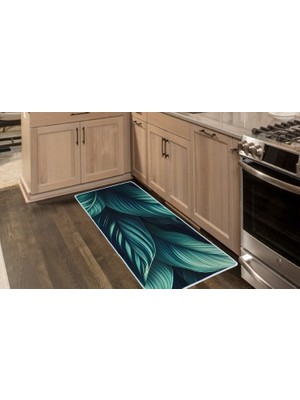 Colorix Carpet Kaymaz Taban Tezgah Önü Mutfak Paspası 75X150 cm No: 791