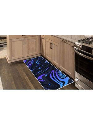 Colorix Carpet Kaymaz Taban Tezgah Önü Mutfak Paspası 75X150 cm No: 789