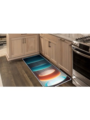 Colorix Carpet Kaymaz Taban Tezgah Önü Mutfak Paspası 75X150 cm No: 984