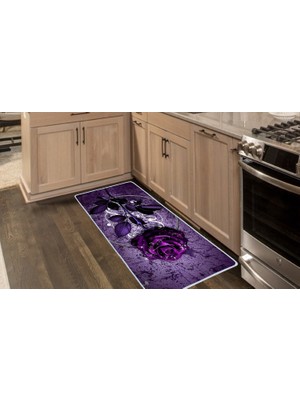 Colorix Carpet Kaymaz Taban Tezgah Önü Mutfak Paspası 75X150 cm No: 1181