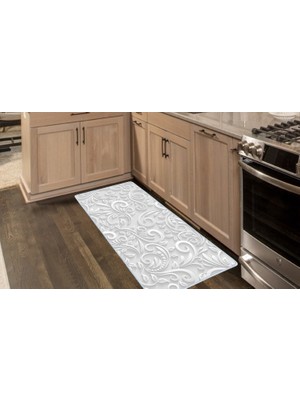 Colorix Carpet Kaymaz Taban Tezgah Önü Mutfak Paspası 75X150 cm No: 1315