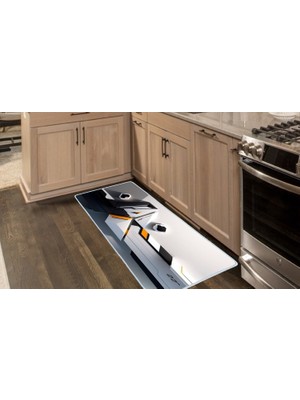 Colorix Carpet Kaymaz Taban Tezgah Önü Mutfak Paspası 75X150 cm No: 907