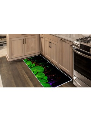 Colorix Carpet Kaymaz Taban Tezgah Önü Mutfak Paspası 75X150 cm No: 1327