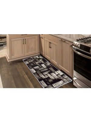 Colorix Carpet Kaymaz Taban Tezgah Önü Mutfak Paspası 75X150 cm No: 993