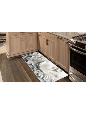 Colorix Carpet Kaymaz Taban Tezgah Önü Mutfak Paspası 75X150 cm No: 1511