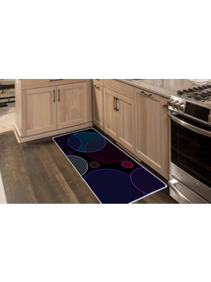 Colorix Carpet Kaymaz Taban Tezgah Önü Mutfak Paspası 75X150 cm No: 1519