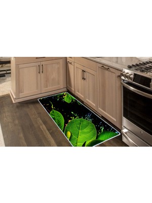 Colorix Carpet Kaymaz Taban Tezgah Önü Mutfak Paspası 75X150 cm No: 1326