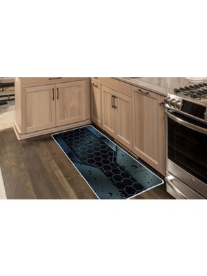 Colorix Carpet Kaymaz Taban Tezgah Önü Mutfak Paspası 75X150 cm No: 846