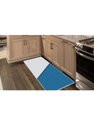 Colorix Carpet Kaymaz Taban Tezgah Önü Mutfak Paspası 75X150 cm No: 1279