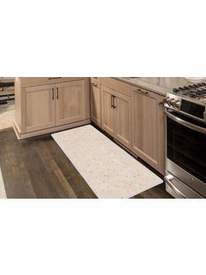 Colorix Carpet Kaymaz Taban Tezgah Önü Mutfak Paspası 75X150 cm No: 1321