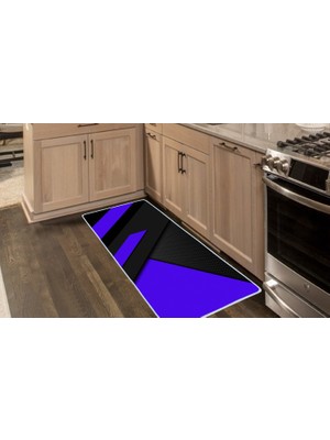 Colorix Carpet Kaymaz Taban Tezgah Önü Mutfak Paspası 75X150 cm No: 1424