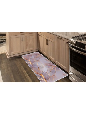 Colorix Carpet Kaymaz Taban Tezgah Önü Mutfak Paspası 75X150 cm No: 837