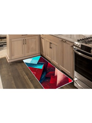 Colorix Carpet Kaymaz Taban Tezgah Önü Mutfak Paspası 75X150 cm No: 1219