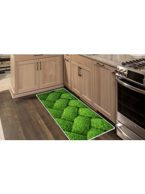 Colorix Carpet Kaymaz Taban Tezgah Önü Mutfak Paspası 75X150 cm No: 1230